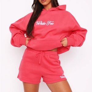 Pink Hoodie & short set for Women